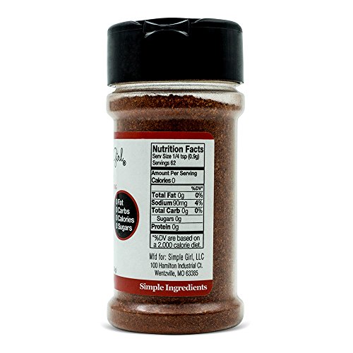 Simple Girl Bbq Seasoning - Sugar Free - Natural Herbs And Spice