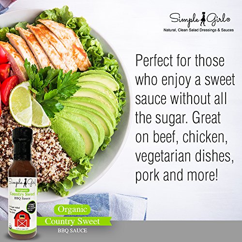 Simple Girl Organic Country Sweet Bbq Sauce - 12Oz - 1 Bottle -