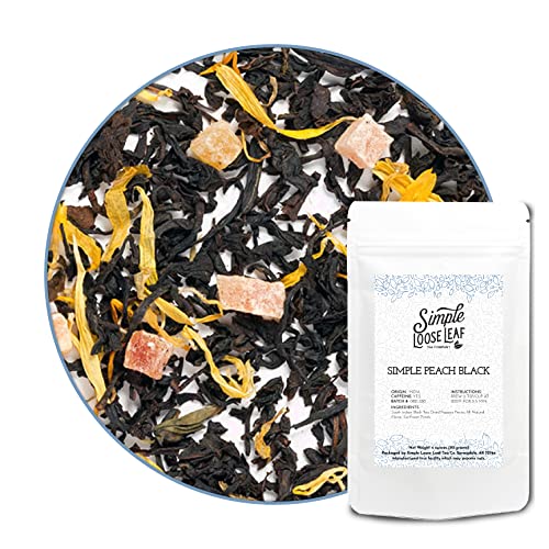 Simple Loose Leaf - Simple Peach Black Tea - Premium Loose Leaf ...