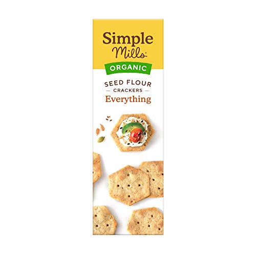Everything Crackers, Simple Mills Seed Crackers, Gluten Free, Fl