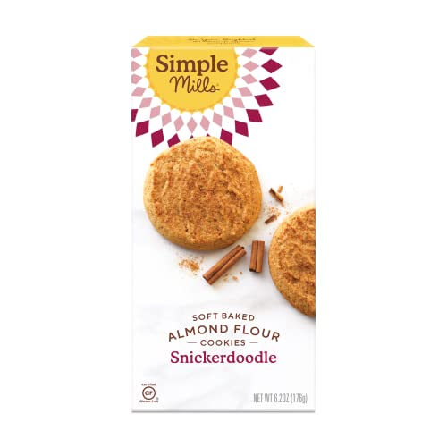 Simple Mills Soft Baked Cookies, Snickerdoodle, Naturally Gluten
