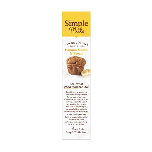 Simple Mills Almond Flour Baking Mix, Banana Muffin &Amp; Bread Mix