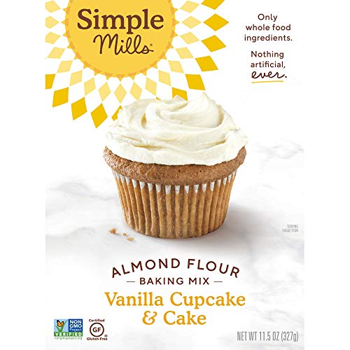 Simple Mills Almond Flour Baking Mix, Gluten Free Vanilla Cake M