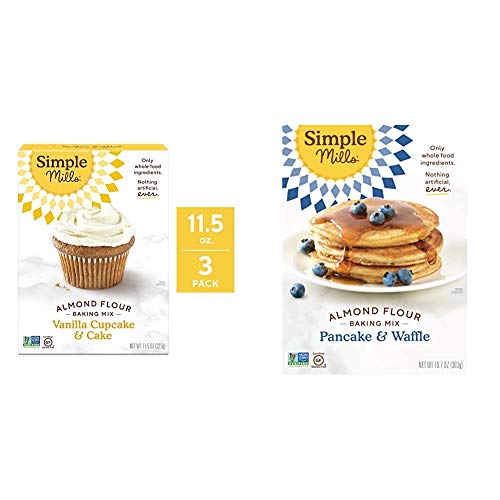 Simple Mills Almond Flour Baking Mix, Gluten Free Vanilla Cake M