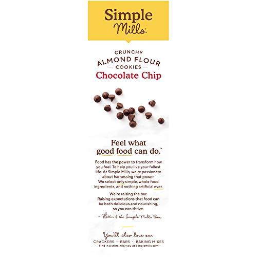 Simple Mills Almond Flour Chocolate Chip Cookies, Gluten Free An
