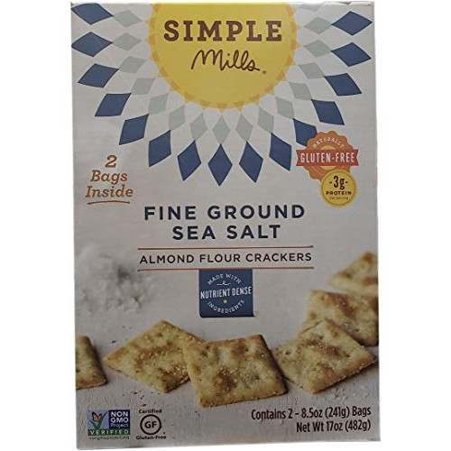 Simple Mills Almond Flour Crackers, 17 Oz