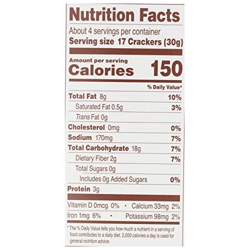 Simple Mills Almond Flour Crackers, Black Cracked Pepper, Gluten