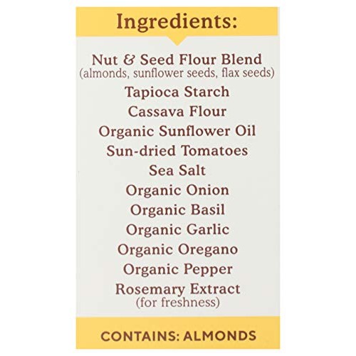 Simple Mills Almond Flour Crackers, Sundried Tomato &Amp; Basil, Glu