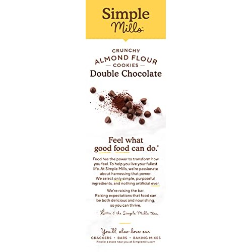 Simple Mills Almond Flour Double Chocolate Chip Cookies, Gluten