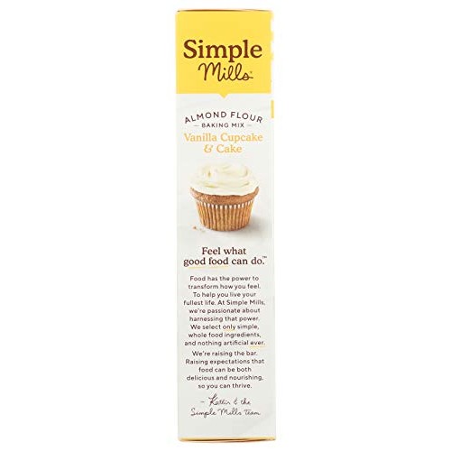 Simple Mills Almond Flour Mix, Vanilla Cupcake &Amp; Cake, 11.5 Ounc Simple Mills Almond Flour Mix, Vanilla Cupcake &Amp; Cake, 11.5 Ounc