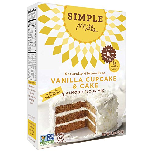 Simple Mills Almond Flour Mix, Vanilla Cupcake &Amp; Cake, 11.5 Oz