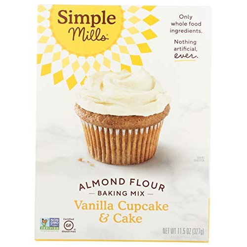 Simple Mills Almond Flour Mix, Vanilla Cupcake &Amp; Cake, 11.5 Oz