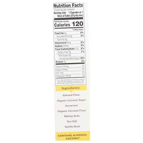 Simple Mills Almond Flour Mix, Vanilla Cupcake &Amp; Cake, 11.5 Oz