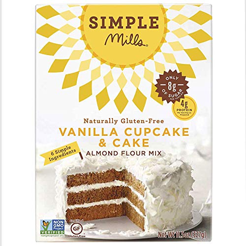 Simple Mills Almond Flour Mix, Vanilla Cupcake &Amp; Cake, 11.5 Oz