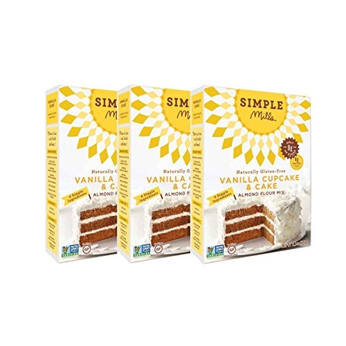 Simple Mills Almond Flour Mix, Vanilla Cupcake &Amp; Cake, 11.5 Ounc Simple Mills Almond Flour Mix, Vanilla Cupcake &Amp; Cake, 11.5 Ounc