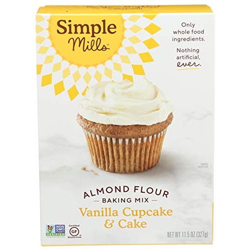 Simple Mills Almond Flour Mix, Vanilla Cupcake &Amp; Cake, 11.5 Oz