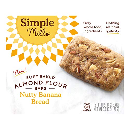Simple Mills Almond Flour Snack Bars Nutty Banana Bread With O