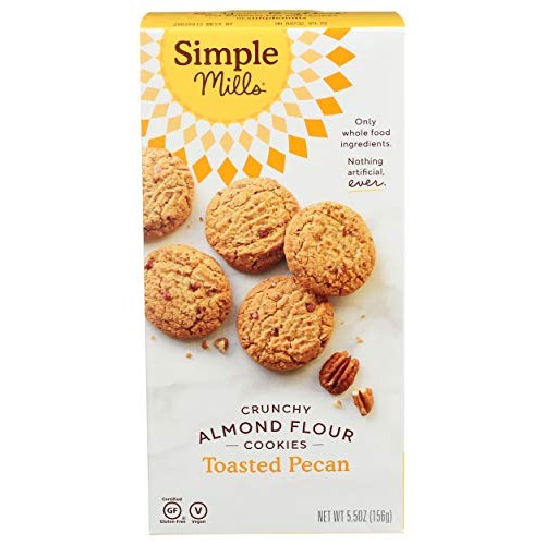 Simple Mills Almond Flour Toasted Pecan Cookies, Gluten Free And