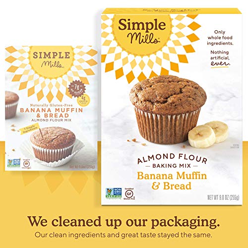 Simple Mills, Baking Mix Variety Pack, Banana Muffin &Amp; Bread, Ch