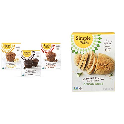 Simple Mills, Baking Mix Variety Pack, Banana Muffin &Amp; Bread, Ch