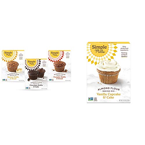 Simple Mills, Baking Mix Variety Pack, Banana Muffin &Amp; Bread, Ch
