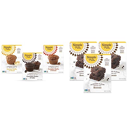Simple Mills, Baking Mix Variety Pack, Banana Muffin &Amp; Bread, Ch