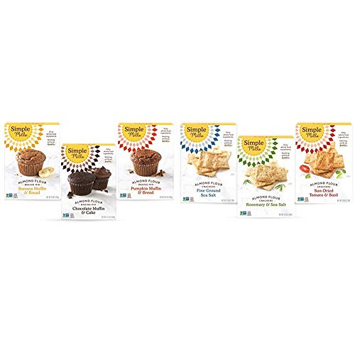 Simple Mills, Baking Mix Variety Pack, Banana Muffin &Amp; Bread, Ch