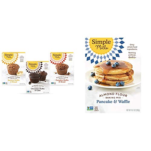 Simple Mills, Baking Mix Variety Pack, Banana Muffin &Amp; Bread, Ch