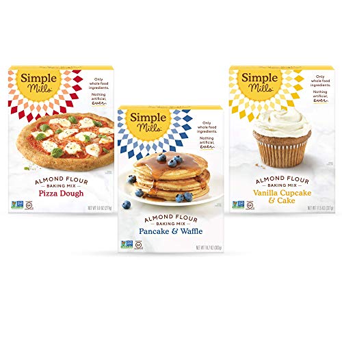 Simple Mills, Baking Mix Variety Pack, Pancake &Amp; Waffle, Pizza D