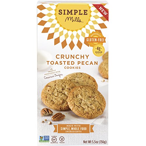 Simple Mills Crunchy Cookies, Toasted Pecan, 5.5 Ounce, 3 Count
