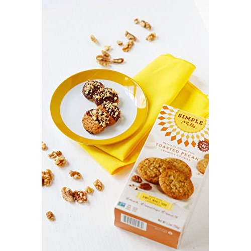 Simple Mills Crunchy Cookies, Toasted Pecan, 5.5 Ounce, 3 Count