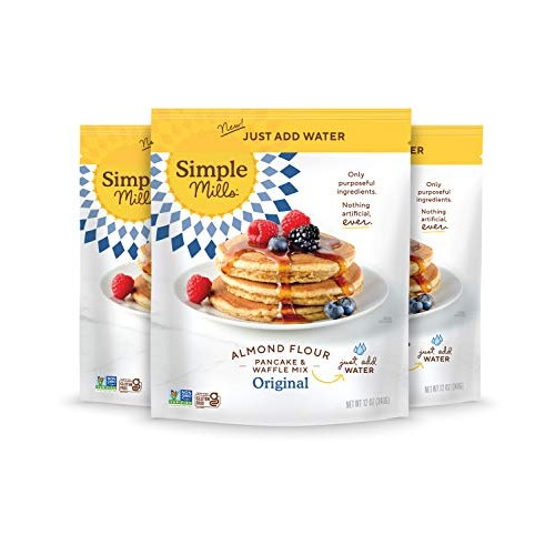 Simple Mills Just Add Water Pancake &Amp; Waffle Almond Flour Mix 3P