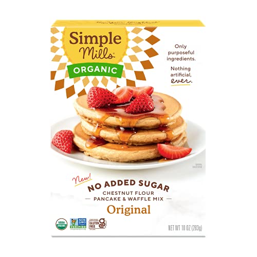 Simple Mills No Added Sugar Organic Chestnut Flour Pancake &Amp; Waf