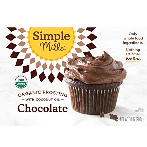 Simple Mills Organic Chocolate Frosting With Coconut Oil, Birthd