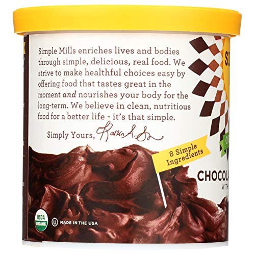Simple Mills Organic Chocolate Frosting With Coconut Oil, Birthd