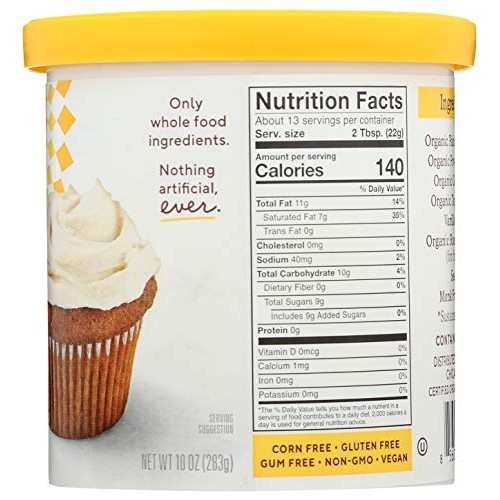 Simple Mills Organic Vanilla Frosting With Coconut Oil, Birthday