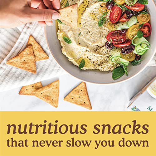 Simple Mills Veggie Flour Pita Crackers, Mediterranean Herb - Gl