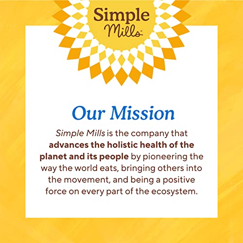 Simple Mills Veggie Pita Crackers, Himalayan Salt - Gluten Free,...