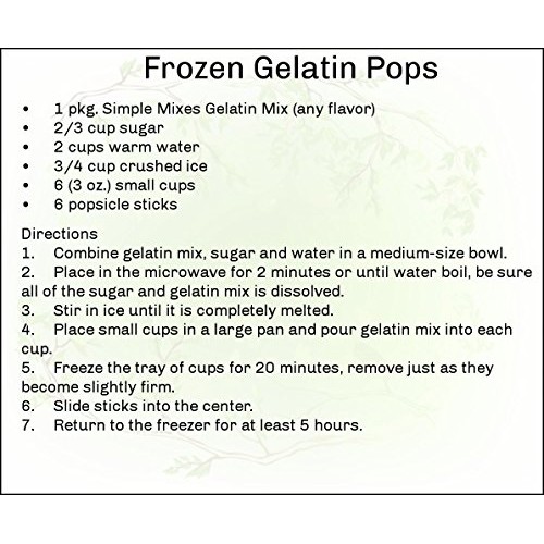 Simple Mixes Cherry Gelatin Pack