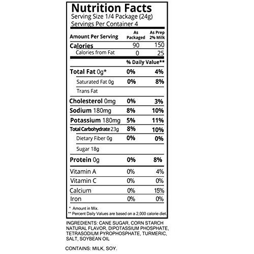 Simple Mixes Pudding Mix, Vanilla, 6 Count Parck Of 6