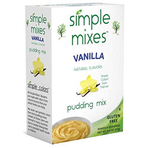 Simple Mixes Pudding Mix, Vanilla, 6 Count Parck Of 6