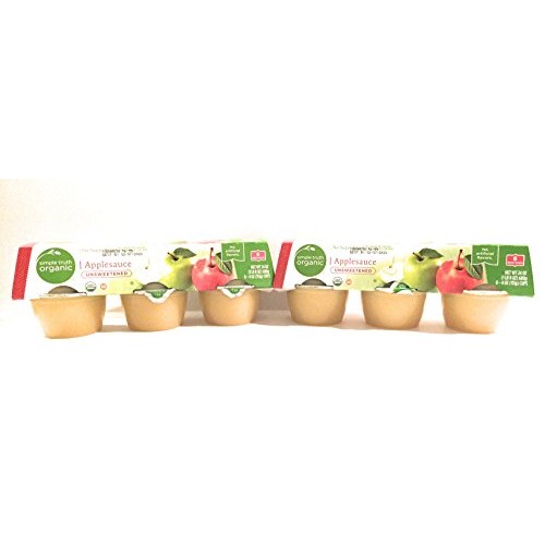 2 Packages Simple Truth Organic Applesauce Unsweetened 4 Ounce C