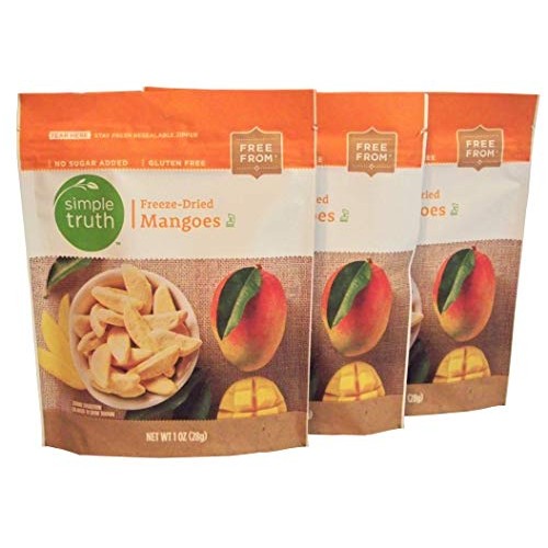 Simple Truth Freeze-Dried Mangoes 1 Oz 3 Pack