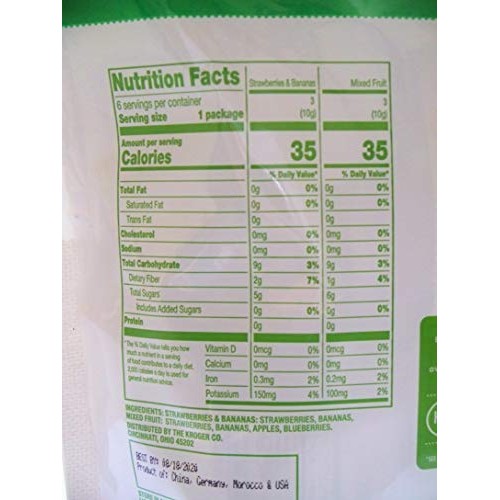 Simple Truth Freeze Dried Fruit Variety Pack Mixed Fruit And Str