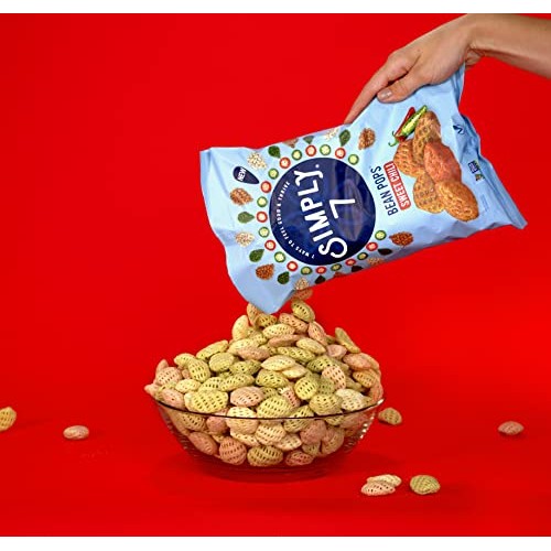 Simply 7, Bean Pop, Sweet Chili, 3.5 oz, 8 pack, Non-GMO, Nut-Fr...