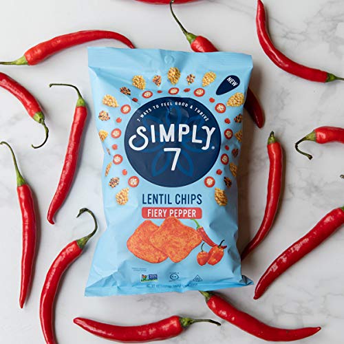 Simply 7 Lentil Chips - Non-Gmo, Gluten Free, Kosher, Nut Free,