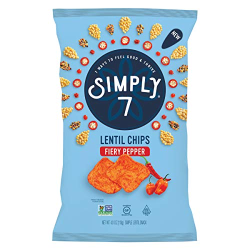 Simply 7 Lentil Chips - Non-Gmo, Gluten Free, Kosher, Nut Free,