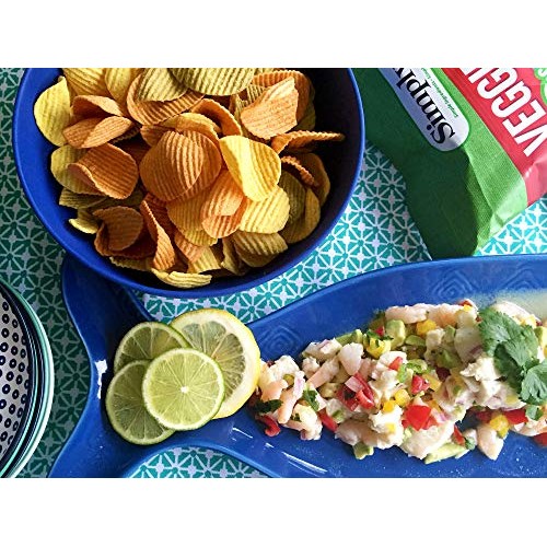 Simply 7 Organic Veggie Chips, Original, 4 Ounce Pack Of 12, P