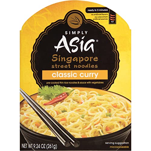 Simply Asia Classic Curry Singapore Street Noodles, 9.24 Oz Pac