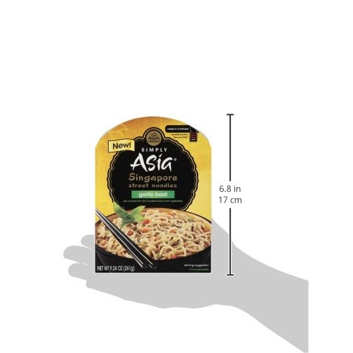 Simply Asia Garlic Basil Singapore Street Noodles, 9.24 Oz Pack